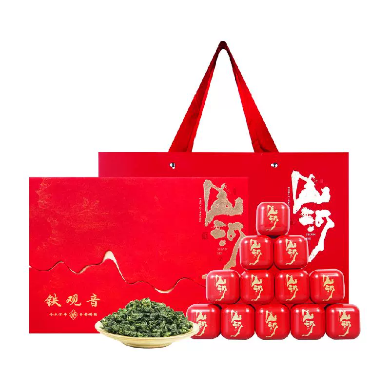 承艺茗茶 特级铁观音茶叶礼盒新茶300g乌龙茶年货 ￥128.4