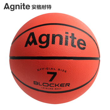 Agnite 安格耐特 deli 得力 Agnite 安格耐特 7号标准比赛训练橡胶篮球 室内外通用蓝球 F1103 红色 28.9元