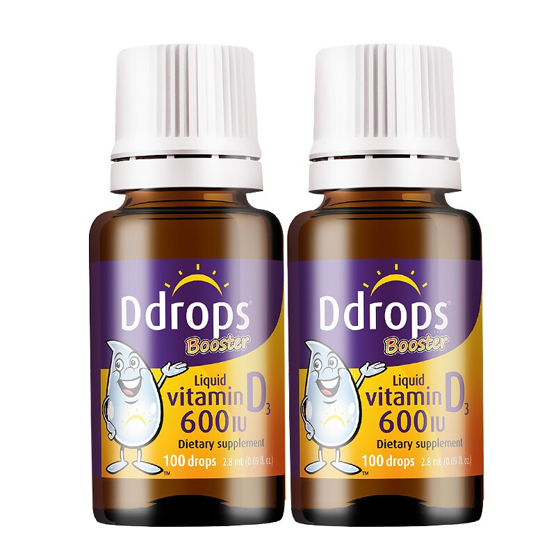 Ddrops 滴卓思D3滴剂600IU*2瓶 170.05元（需用券）