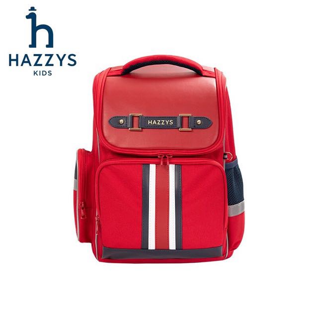 HAZZYS 哈吉斯 品牌童装男女童书包秋新品透气复古减压不易变形双肩包书包 
