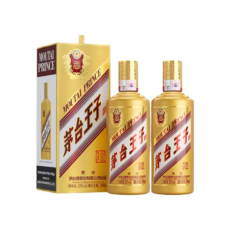 茅台 MOUTAI 王子 金王子酒 53%vol 酱香型白酒 ￥456