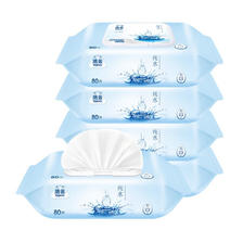 Hygienix 洁云 EDI纯水湿纸巾80抽*5包 14.7元包邮（双重优惠）