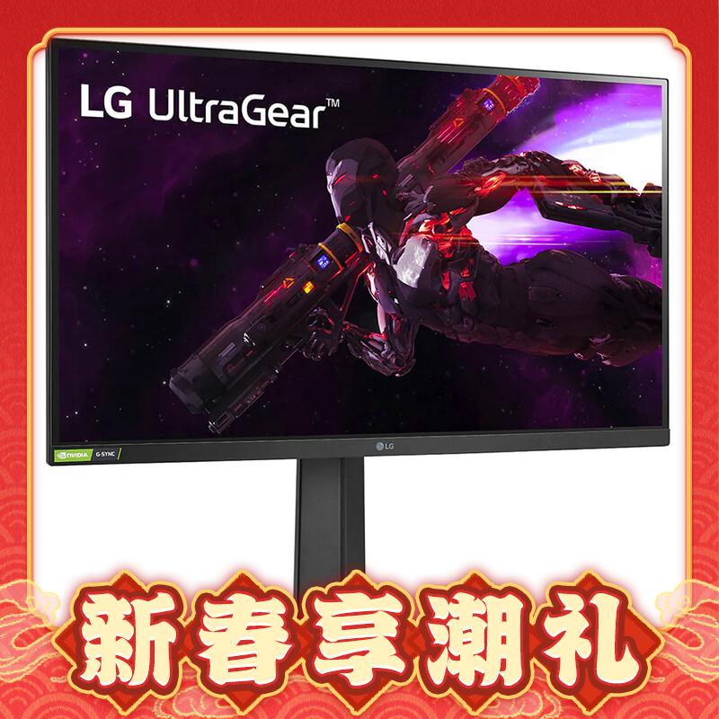 LG 乐金 27GP850 27英寸Nano-IPS显示器（2560*1440、180Hz、98%DCI-P3、HDR400） 1799元（