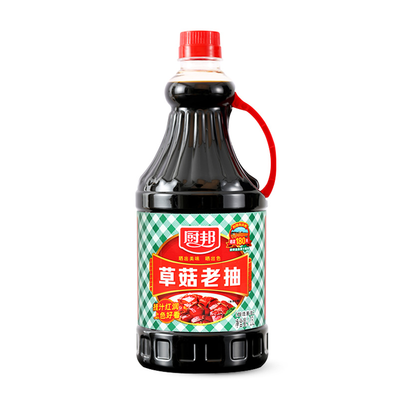 厨邦 草菇老抽 1.25L 14.9元