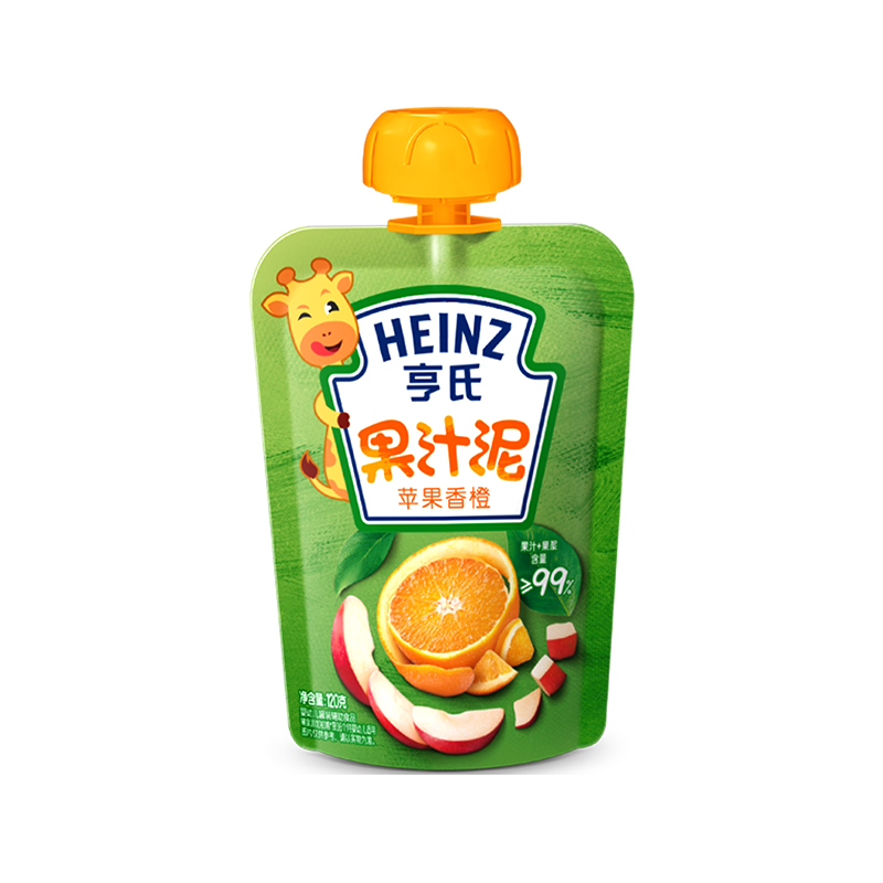 Heinz 亨氏 乐维滋系列 果泥 3段 苹果香蕉味 31.81元（需用券）