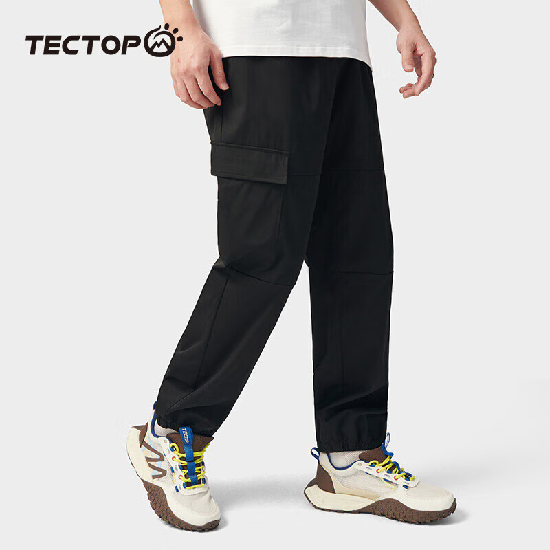 TECTOP 探拓 工装裤 男款经典黑 M 68.48元（需用券）