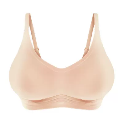 15日，88VIP：幸棉 聚拢无痕隐形内衣 小胸显大 收副乳 蜜桃粉底液文胸罩*2件