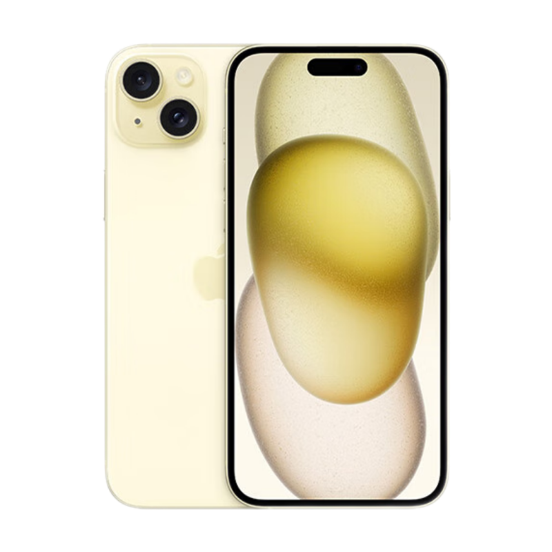 plus会员:Apple/苹果 iPhone 15 Plus (A3096) 128GB 黄色支持移动联通电信5G 双卡双待