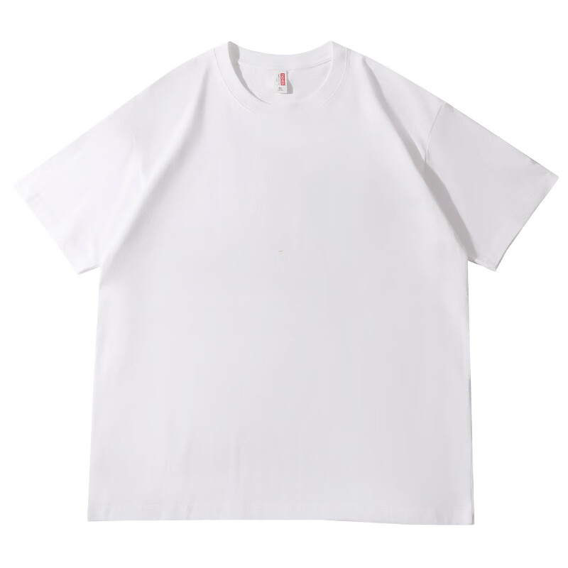 凡客诚品 230克重磅棉质短袖上衣夏装男女同款 白色 XL 43.07元