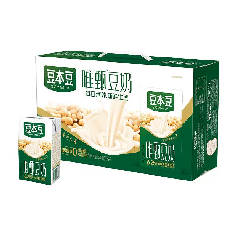 SOYMILK 豆本豆 唯甄原味豆奶250ml*24盒 ￥25.15