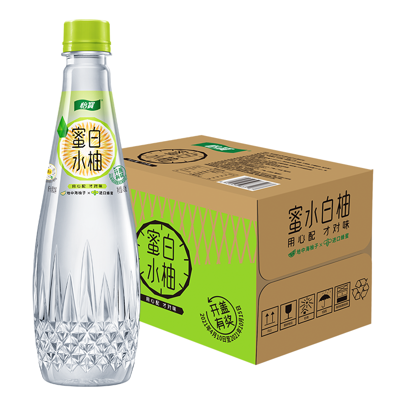 Plus会员、双11开门红、怡宝 蜜水白柚水果饮料 480ml*15整箱装 ×3件 71.94元（