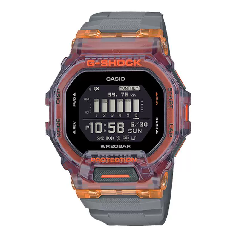 CASIO 卡西欧 G-SHOCK G-SQUAD系列 45.9毫米电子腕表 GBD-200SM-1A6 ￥760