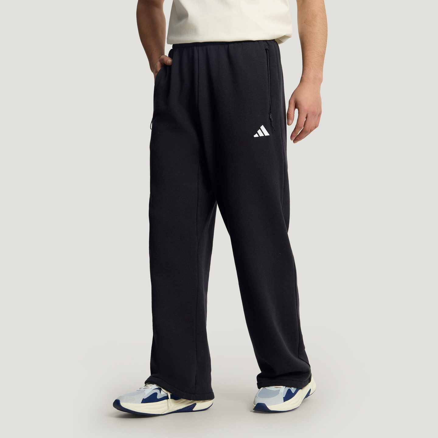 阿迪达斯 日常通勤百搭休闲直筒运动长裤卫裤男秋季adidas阿迪达斯轻运动 19