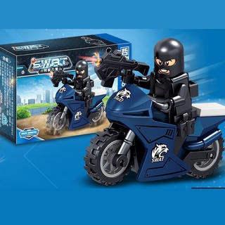 哲高 积木特警摩托拼装 1.9元 - 86线报 哲高 积木特警摩托拼装 1.9元 - 86线报