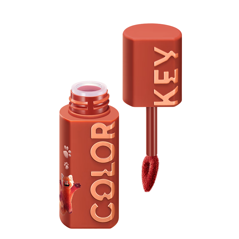 临期:colorkey/珂拉琪 可可粉雾 唇泥3g哑光B960 乖乖奶咖(赠1g小样B620 ) 11.88元包邮