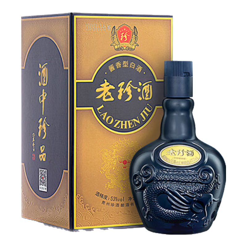 珍酒 老珍酒 53度 酱香型白酒 500ml*1 瓶 173.64元（合86.82元/件）