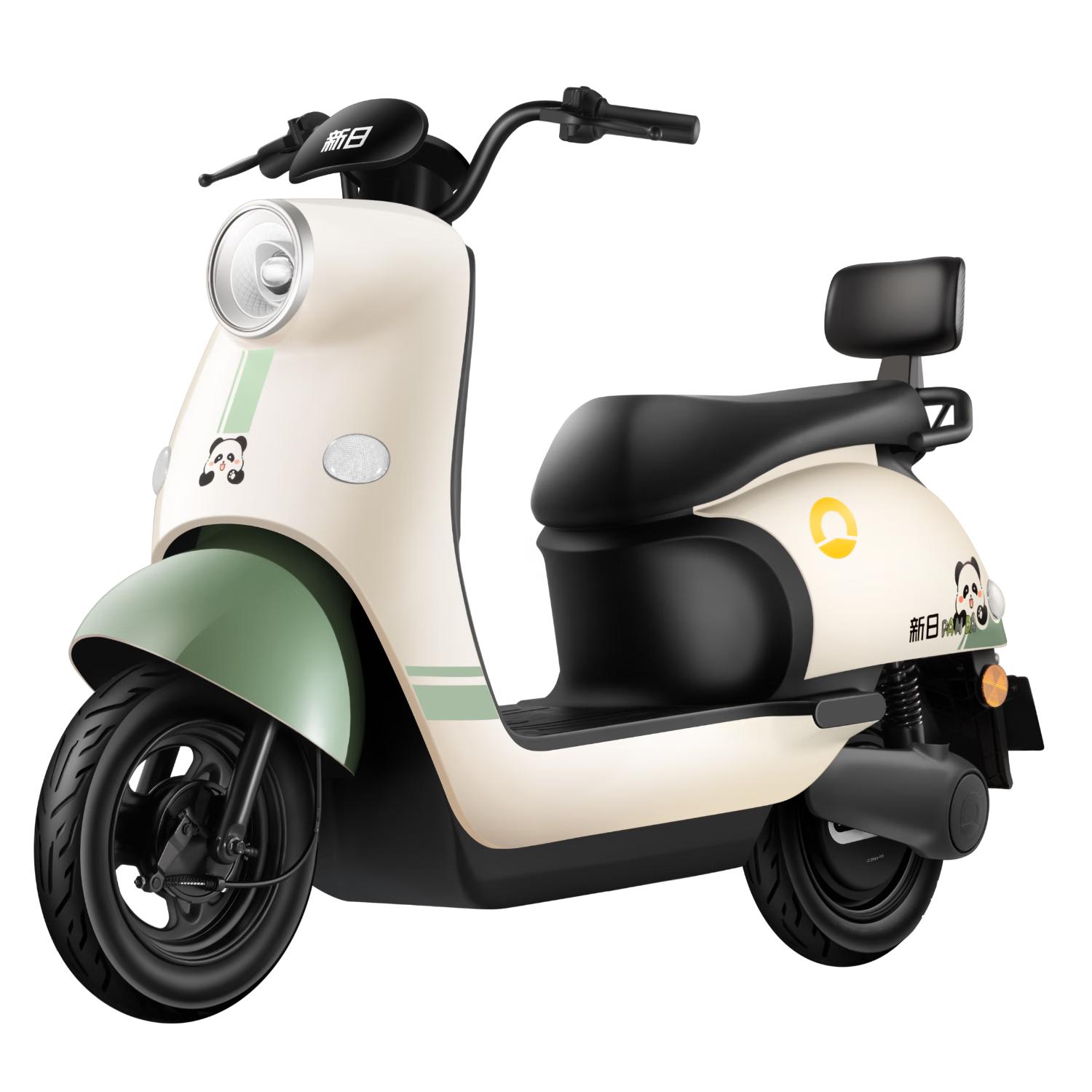 移动端、京东百亿补贴：新日 电动摩托车丽曼续航70公里60V20AH天能铅酸电池