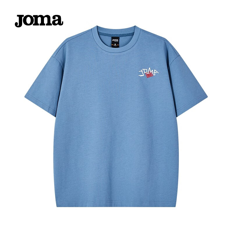 Joma 荷马 短袖T恤男女同款夏季吸汗透气潮流印花休闲运动t恤 79元