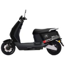 爱玛 电动摩托车辉腾72V22Ah大电池110km长续航1200瓦大功率电机时尚踏板碟刹 极夜黑