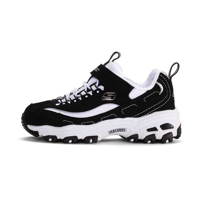 SKECHERS 斯凯奇 D'LITES系列 996212L 儿童休闲运动鞋 黑色/白色 36 538元