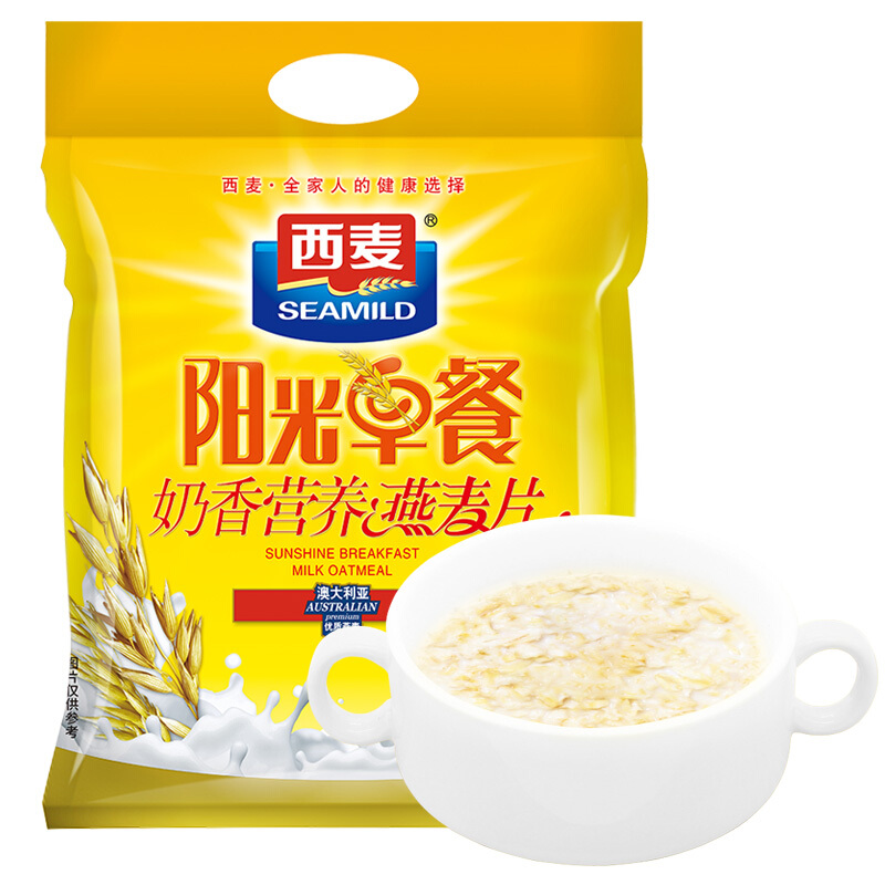 西麦 阳光早餐 奶香营养燕麦片 700g 19.9元（需用券）