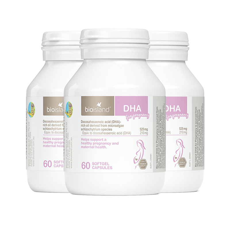 佰澳朗德 孕妇专用DHA海藻油备孕孕期哺乳期胶囊60粒*3瓶 299元