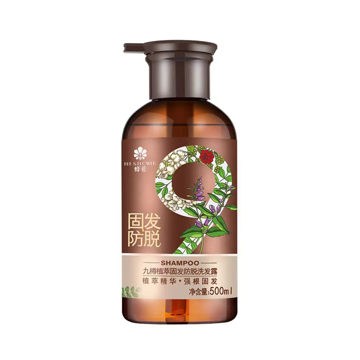 BEE&FLOWER 蜂花 九樽植萃固发防脱洗发露 500ml+16ml 89元