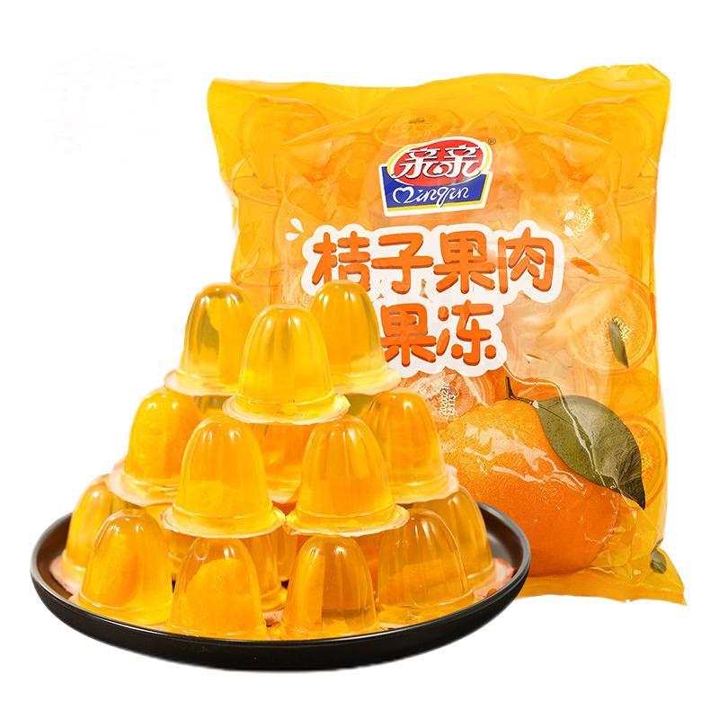 Qinqin 亲亲 桔子果肉果冻 450g*1袋 6.57元（需买3件，需用券）