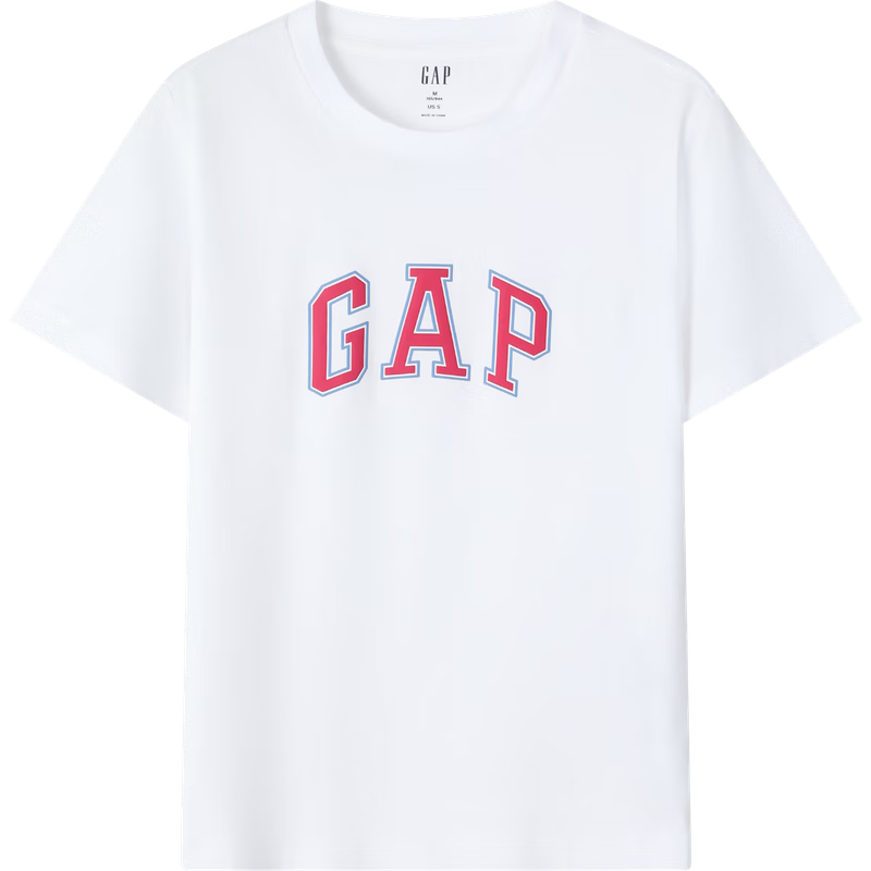 需凑单：Gap女装春季2024新款短袖T恤 多色多码 63.43元（需领券）