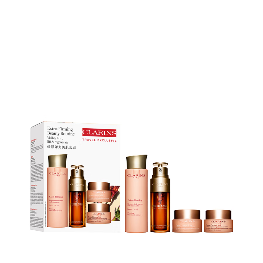 CLARINS 娇韵诗 焕颜弹力美肌套装双萃精华 1355元