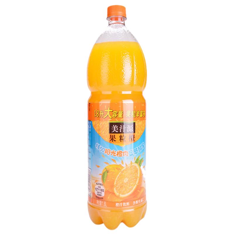 美汁源 可口可乐（Coca-Cola）美汁源 Minute Maid 果粒橙 橙汁果汁饮料 1.8L*6瓶 53