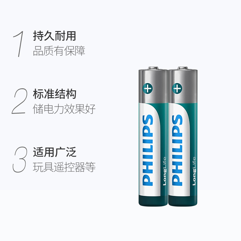 88VIP：PHILIPS 飞利浦 7号电池10粒 10.36元