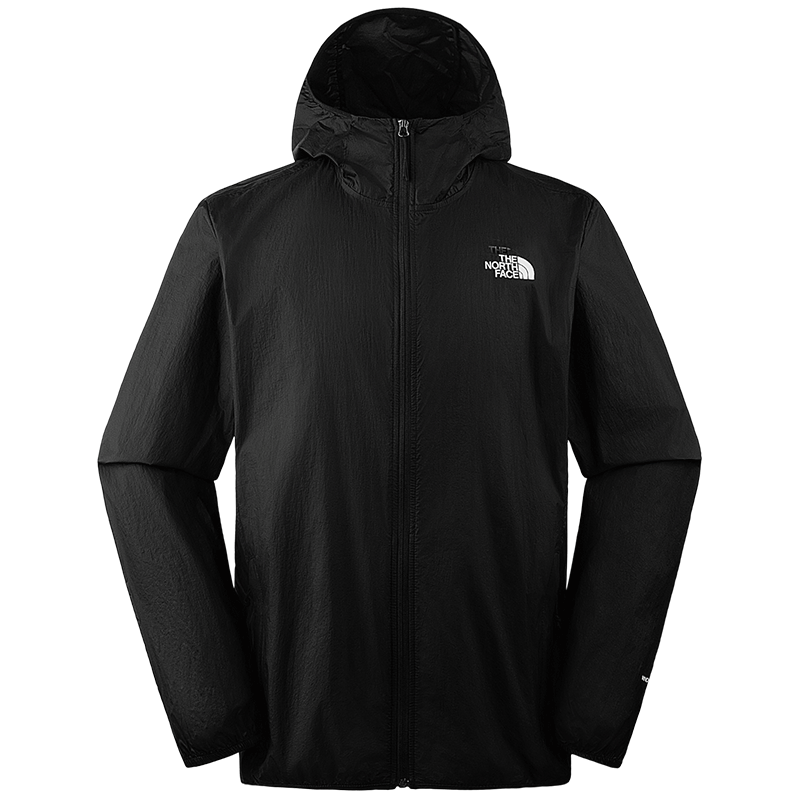 plus会员：THE NORTH FACE 北面 男防晒衣户外防风夹克87V6 黑色 394.02元