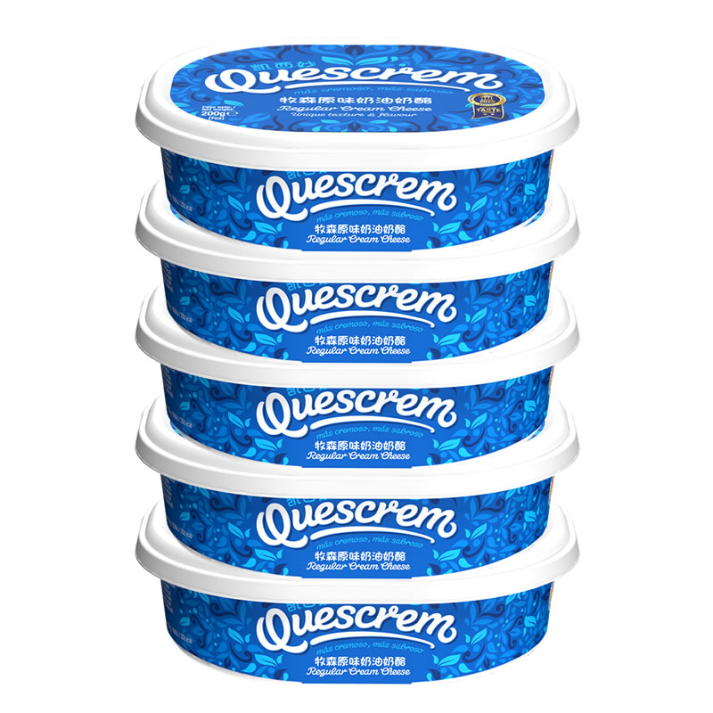 牧森 SHPSON 原味奶油奶酪200gX5盒 49.55元（需买2件，需用券）