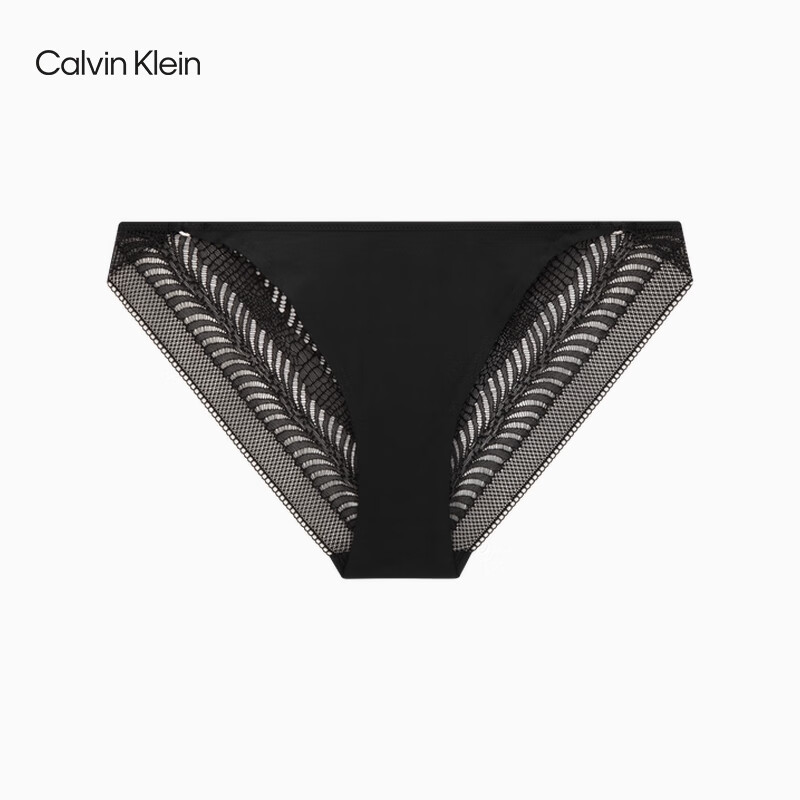 卡尔文·克莱恩 Calvin Klein 内衣24春夏新款女士性感蕾丝比基尼内裤QF7549AD 290元