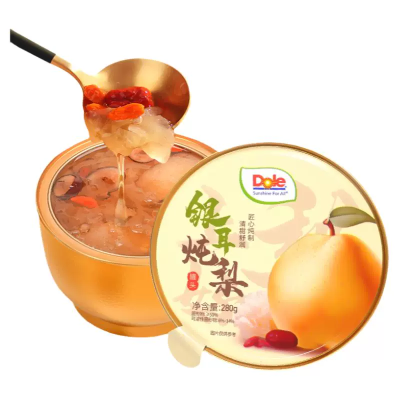 Dole 都乐 银耳炖梨 280g*6 整箱装 ￥47.2