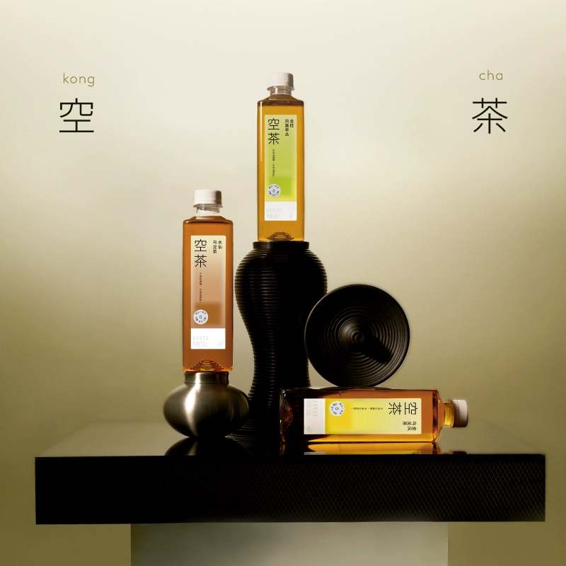 低糖0脂0糖！HEYTEA 喜茶 空茶 水仙乌龙茶/金桂凤凰单丛/金凤乌龙 500ml*12瓶 