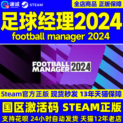 足球经理2024 Football Manager 2024 FM2024 国区激活码 普通版 89元