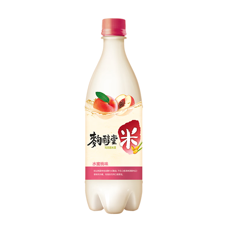 PLUS会员：麴醇堂 玛克丽 米酒 水蜜桃味 750ml 9.9元（需换购）