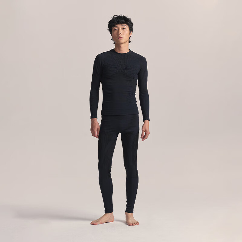 京东京造 丙纶压缩速干衣套装 男款黑色 170.05元包邮