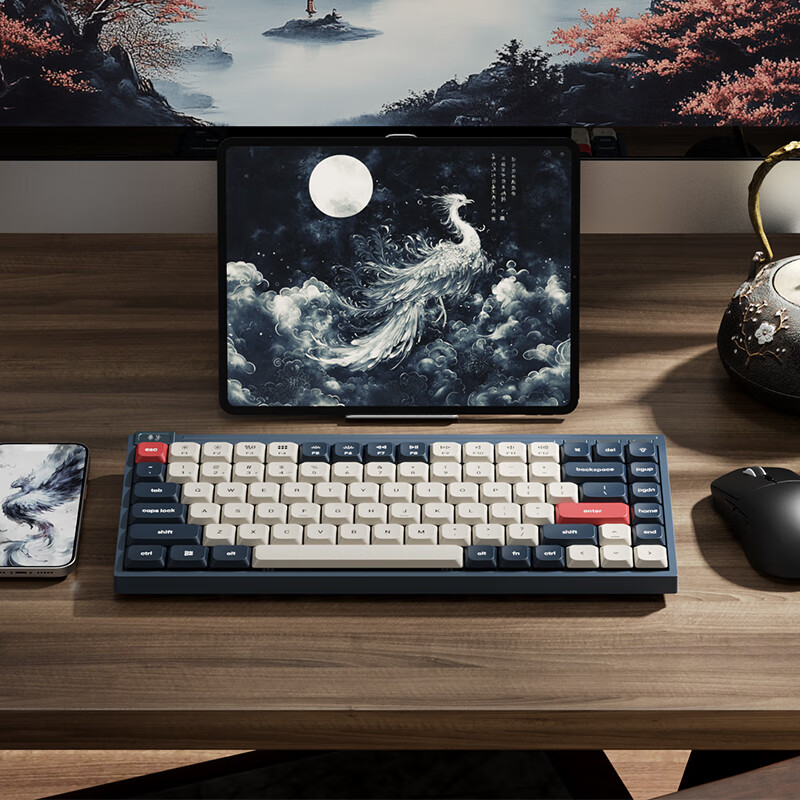 SKN Gasket结构 矮轴机械键盘 茶轴 RGB 雷 299元