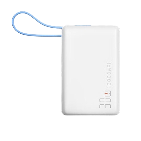 PLUS会员：京东京造 超能mini LP-1085B01 移动电源 10000mAh 海盐白 79.82元（需凑单