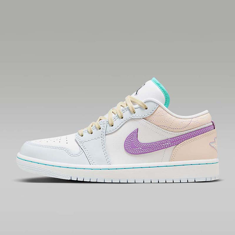 NIKE 耐克 女鞋Air Jordan 1 Low AJ1 米粉色 低帮复古篮球鞋FV36 588元（需用券）