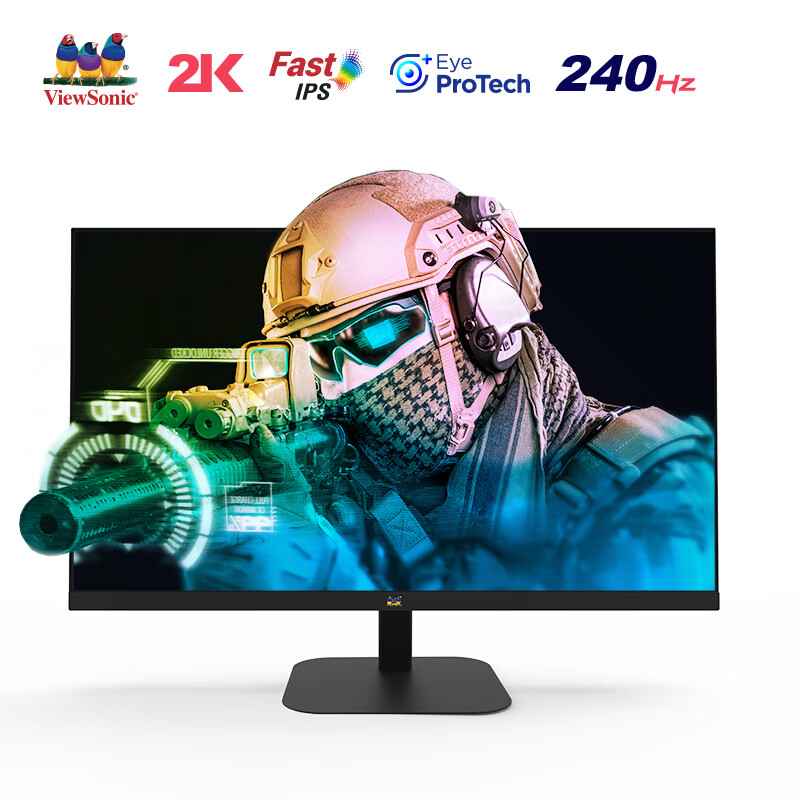 20点开始：ViewSonic 优派 VX2757 27英寸 IPS G-sync FreeSync 显示器（2560×1440、240Hz、