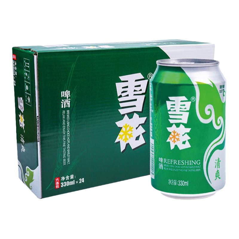 雪花 BEER 雪花 SNOWBEER 清爽啤酒 46.65元
