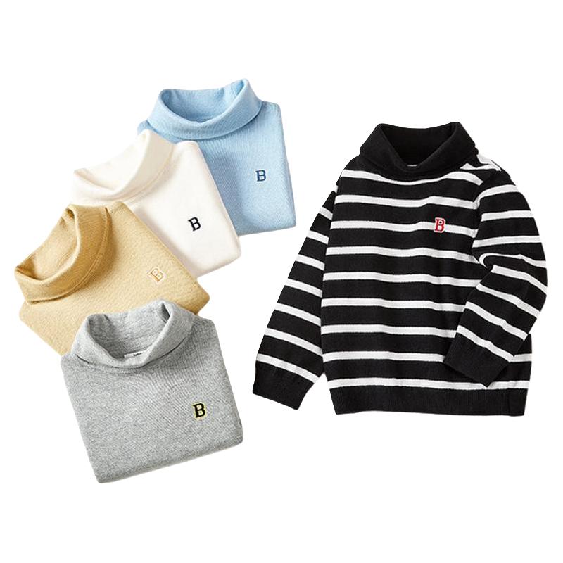 巴拉巴拉 童装儿童毛衣男童女童2025套头针织衫冬中高领打底衫 8.9元