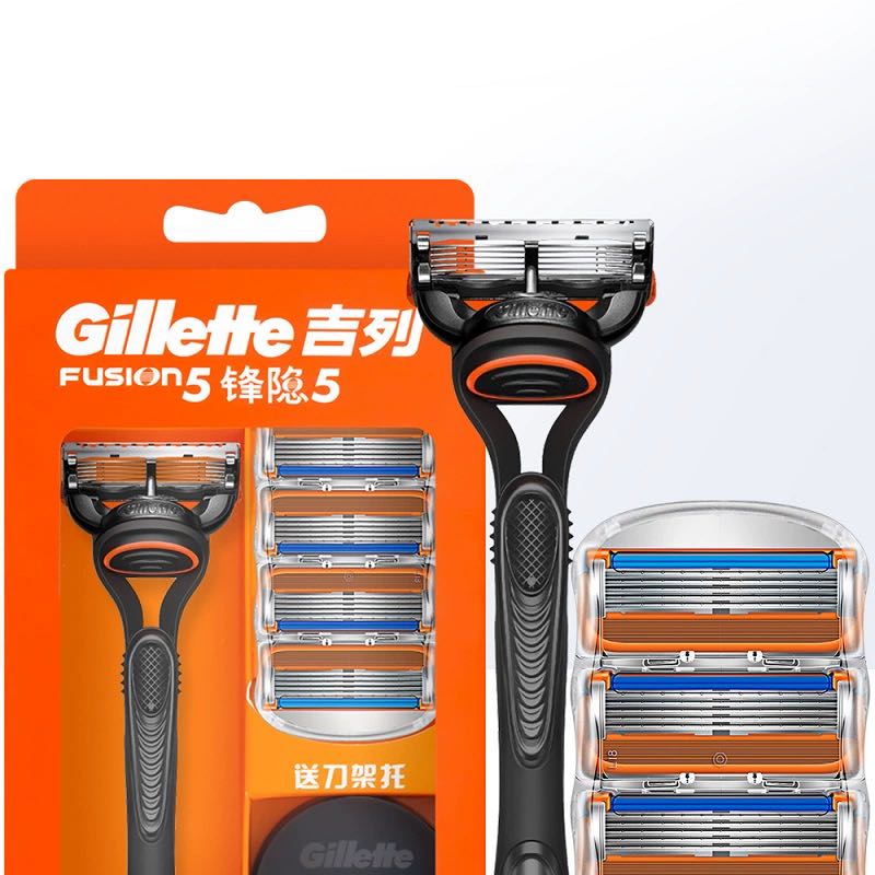 Gillette 吉列 锋隐手动剃须刀5层刀头锋速5刀片刮胡刀 65.41元