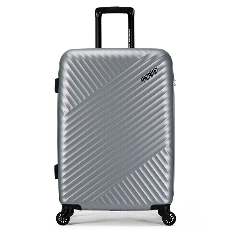 美旅 箱包简约时尚行李箱 超轻万向轮旅行箱密码锁 24英寸 TV7银色 229元（需