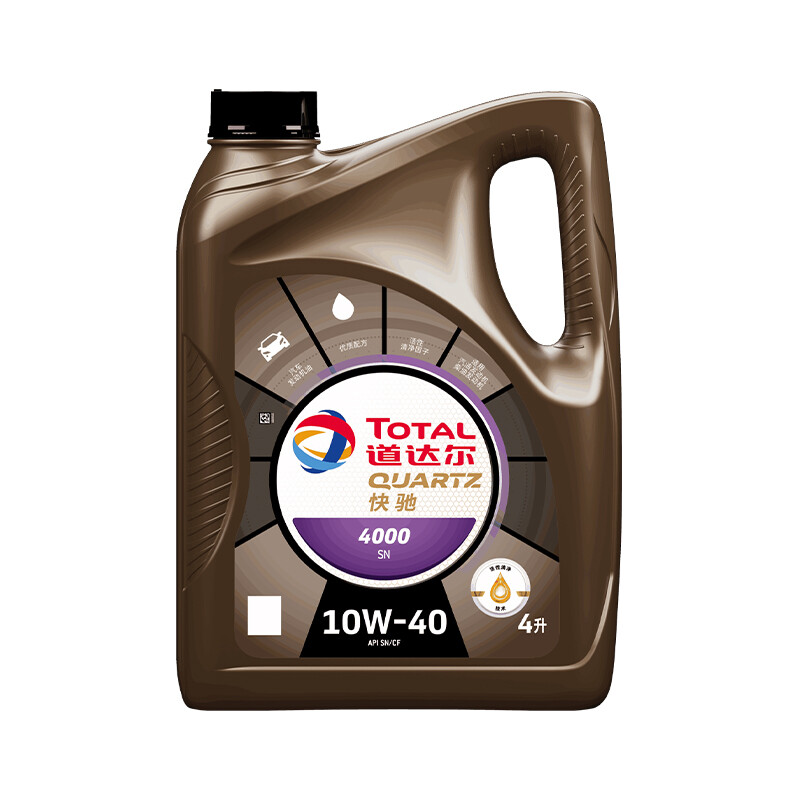 道达尔能源 DAO DA ER 道达尔 驰4000 高性能多级粘度机油 4L 119元