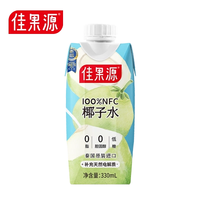 佳果源 泰国进口NFC椰子水350ml*12瓶 43.9元(88vip全能卡后)